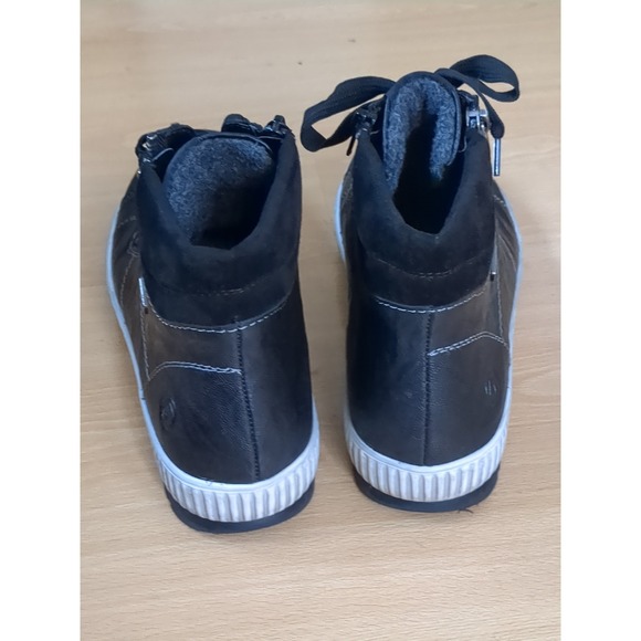 Remonte Maditta Ankle Boots NO INSOLES Zip Lace Black White Sz 11 US 43 EU D0772 - Picture 5 of 8